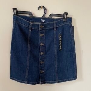 GAP Denim Button Down Skirt